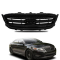 Front Upper Bumper Grille for Ford Taurus (2010–2012) Gloss Black