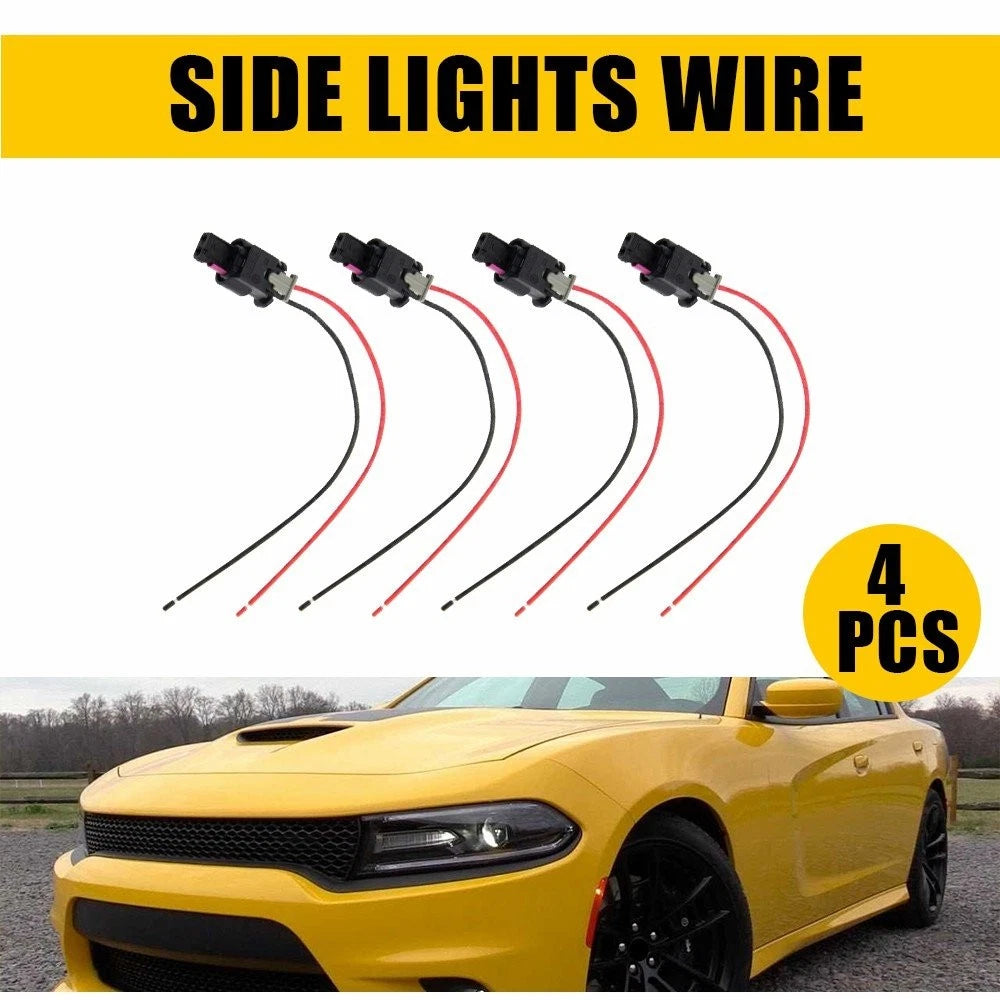 Side Marker Light Wire Harness Connector Plug for Dodge Charger Chrysler 300 (2006–2010)