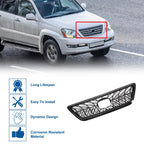 Front Upper Hood Bumper Grille for Lexus GX470 (2003–2009) TRD Black
