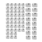 62X Chrome Engine Bolt Caps for Harley Touring Road King Street Glide (17-24)