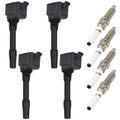 Set of 4 Ignition Coils & 4 Spark Plugs for Mini Cooper (2014–2019)