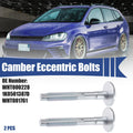 2 Pcs Eccentric Alignment Camber Bolt for Volkswagen (No.WHT000228/1K0501387D)