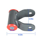 2" Rear Drop Kit Lowering Steel Shackles for Dodge Ram 1500
