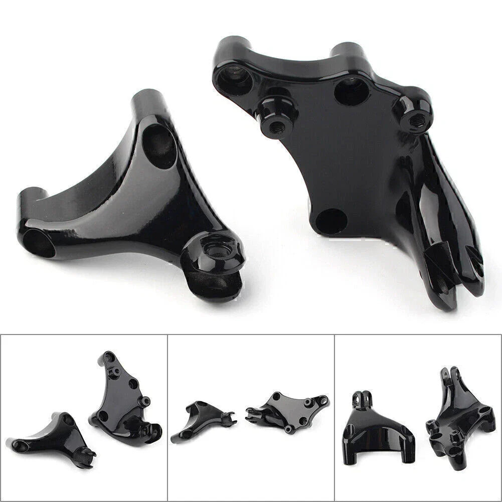 Rear Footrest Peg Mount Brackets for Harley Sportster XL1200C (2014-2021)