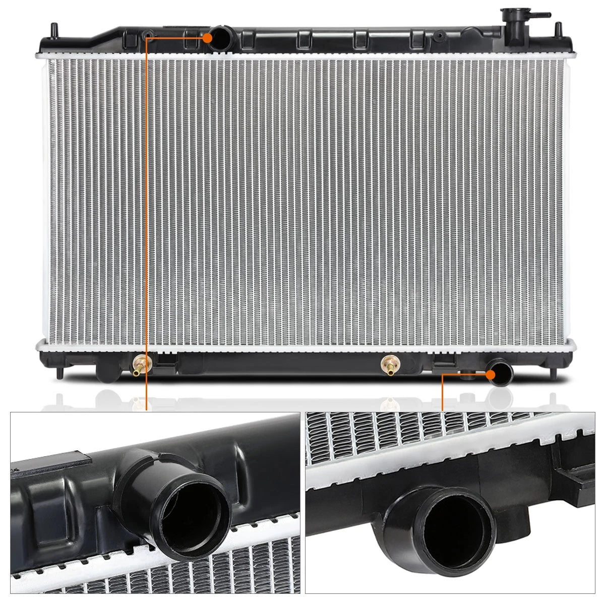 Full Aluminum Core Radiator for Nissan Altima/Maxima (2002–2006) DPI-2415