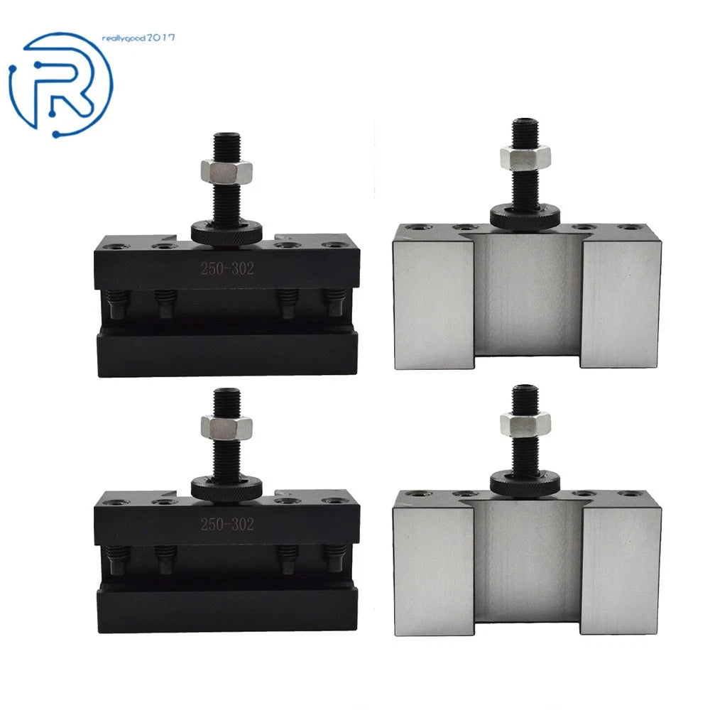 4Pcs Quick Change Tool Post Boring Turning Facing Holder for CNC (250-302)