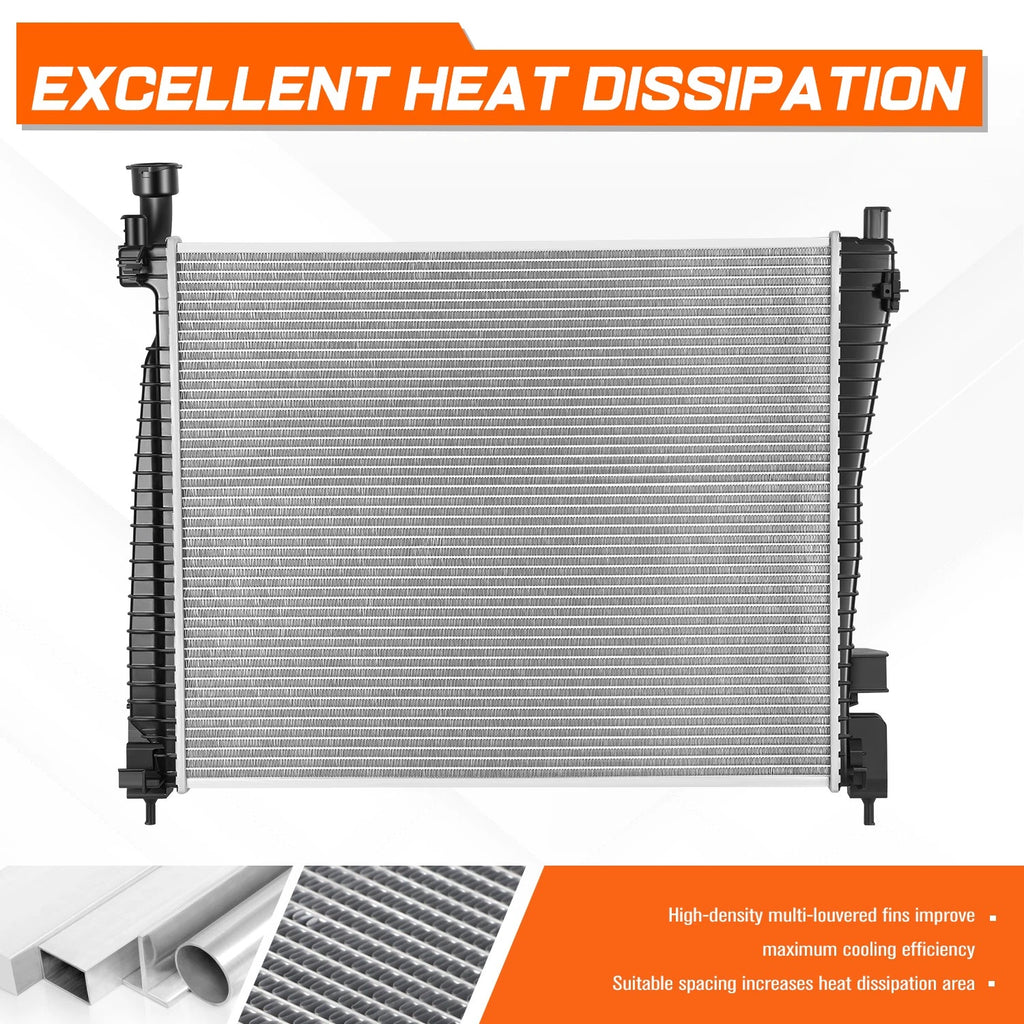 Aluminum Cooling Radiator for Dodge Durango/Grand Cherokee (2011–2021) DPI-13200