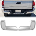 Set of 2 Bumper End Caps for Toyota Tacoma (2016–2023) Chrome