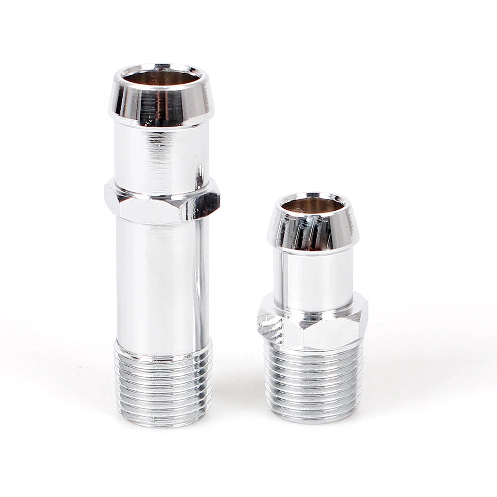 Heater Hose Fittings for Water Pump and Intake (Chrome)