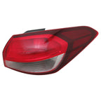 Replacement Passenger Outer Halogen Tail Light Assembly for 2017-18 Kia Forte