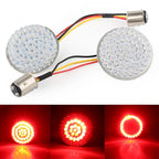 2X LED Rear Turn Signal Lights 1157 for Harley Touring