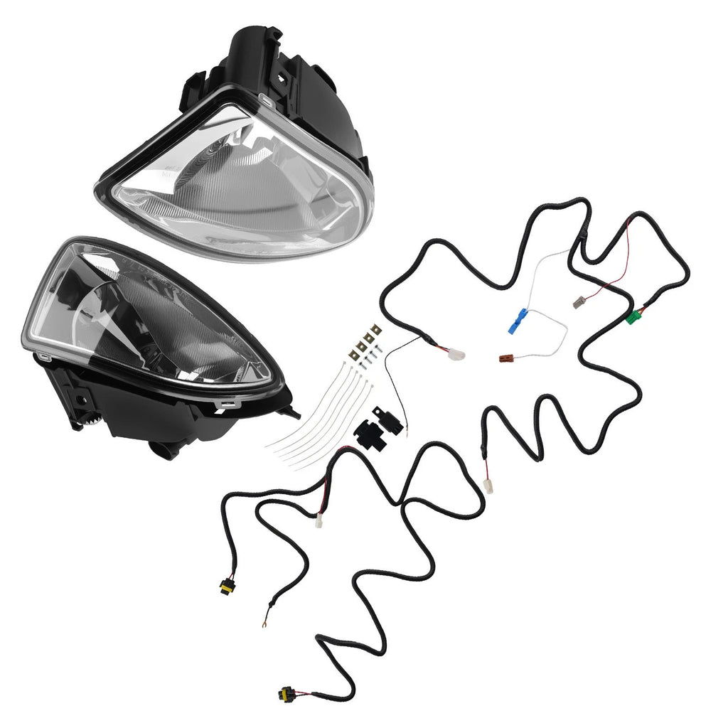 Front Fog Lamp Pair for Honda Civic (2004–2005) 08V31-S5D-102A Halogen Clear