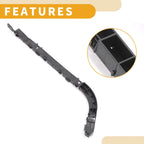 LH Rear Bumper Support Bracket for Honda Civic (2006–2011) 1 Pc Black ABS