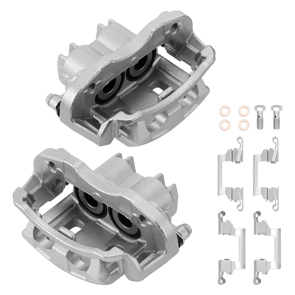 2X Rear Brake Calipers with Bracket for Ford Excursion (2000–2005)