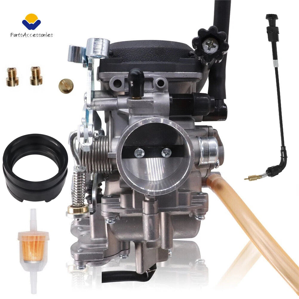 Carburetor with Intake Boot & Choke Cable for Kawasaki Vulcan 800 (1996–2006)