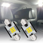 2X CANBUS 36MM LED Festoon Dome Map License Plate Light for (6411, 6418)
