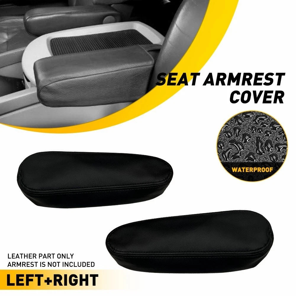 2X Side Seat Armrest Leather Cover for Nissan Titan Armada (2004–2015) EPY