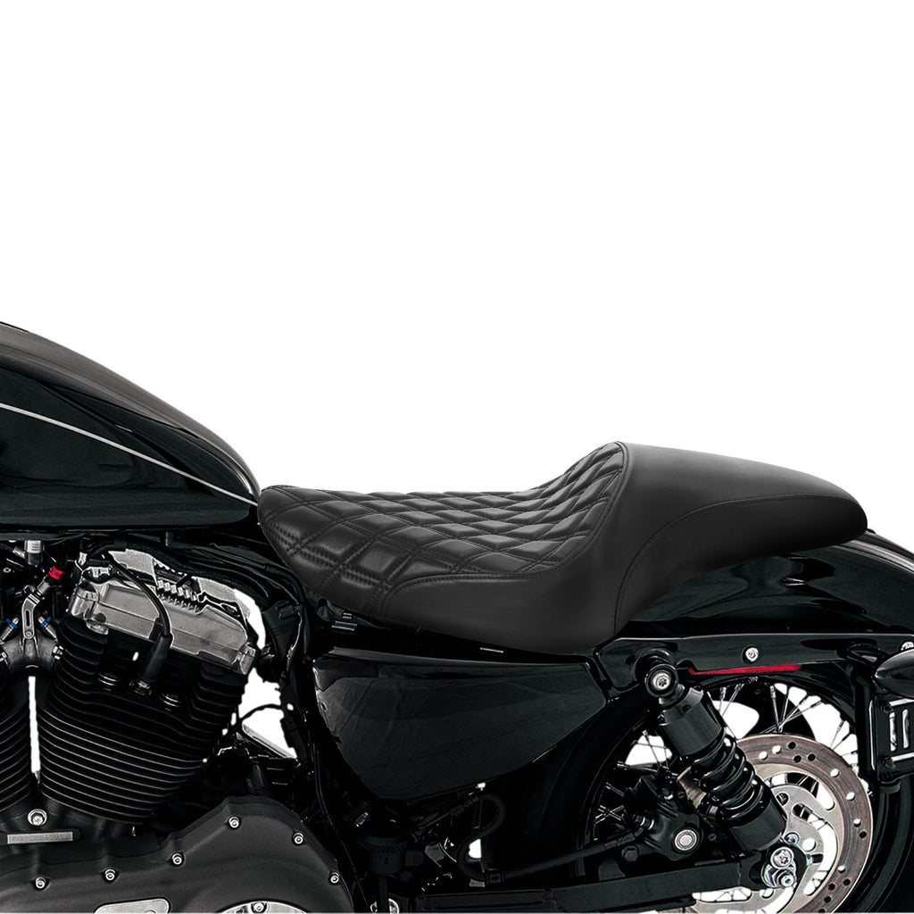 Rider Driver & Passenger Seat for Harley Sportster 883 1200 (2004–2022)