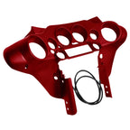 Speedometer Inner Fairing for Harley Street Glide (1996–2013) Ember Red Sunglow