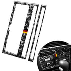 Pair Air Conditioning CD Control Panel Cover Trim for Audi A6 S6 (2005–2011)