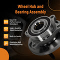 Pair Wheel Hub Assembly WE60539 for Ford Edge Flex Taurus Lincoln MKS MKT (2007–2019)