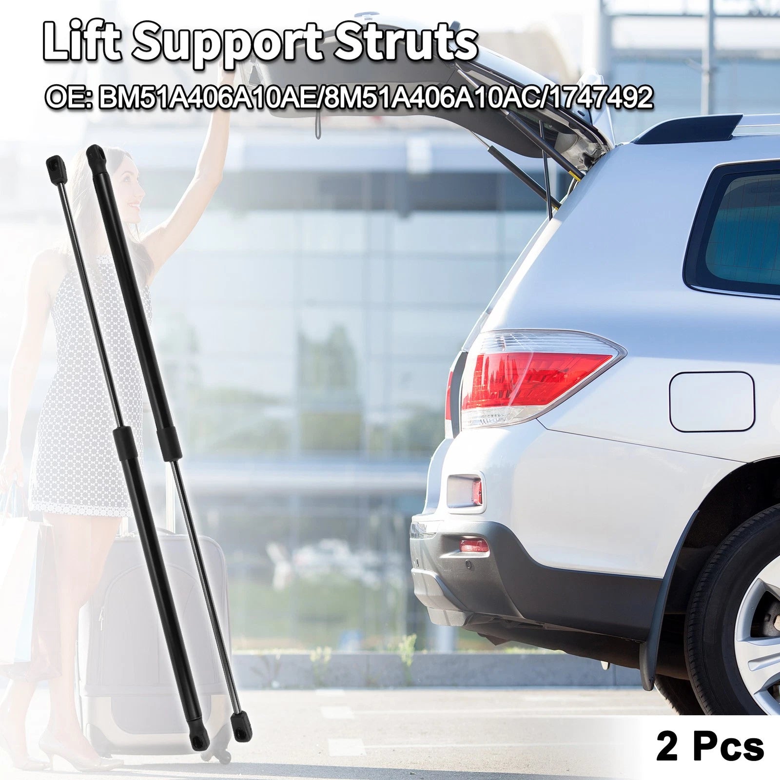 Rear Hatch Lift Supports Struts No.BM51A406A10AE for Ford Focus (2012–2018)