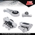Set of 4 Engine Motor and Transmission Mounts for 2015-2017 L4 2.4L