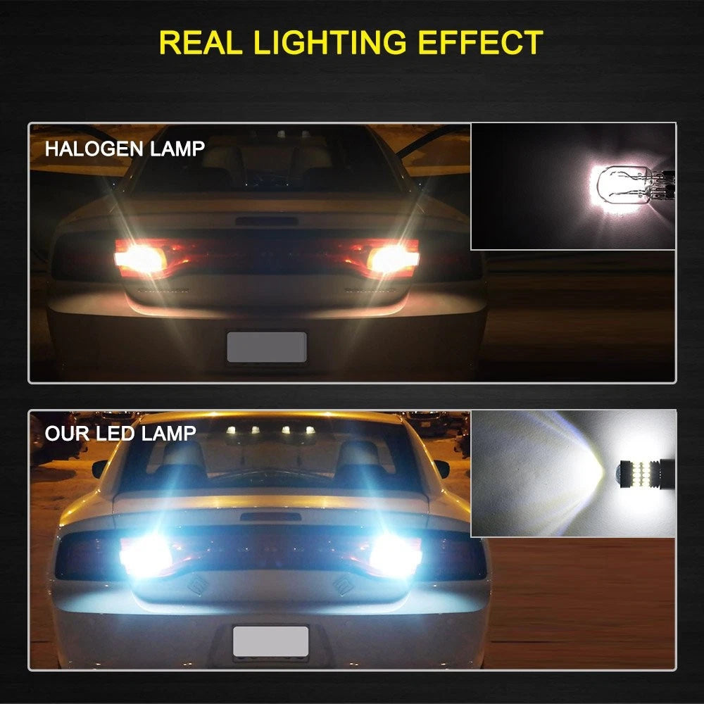 Set of 2 LED Backup Reverse Light Bulbs for Make Model