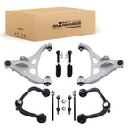 12x Front Upper Lower Control Arms Tie Rod End Assembly for Ford F-150 (2005)