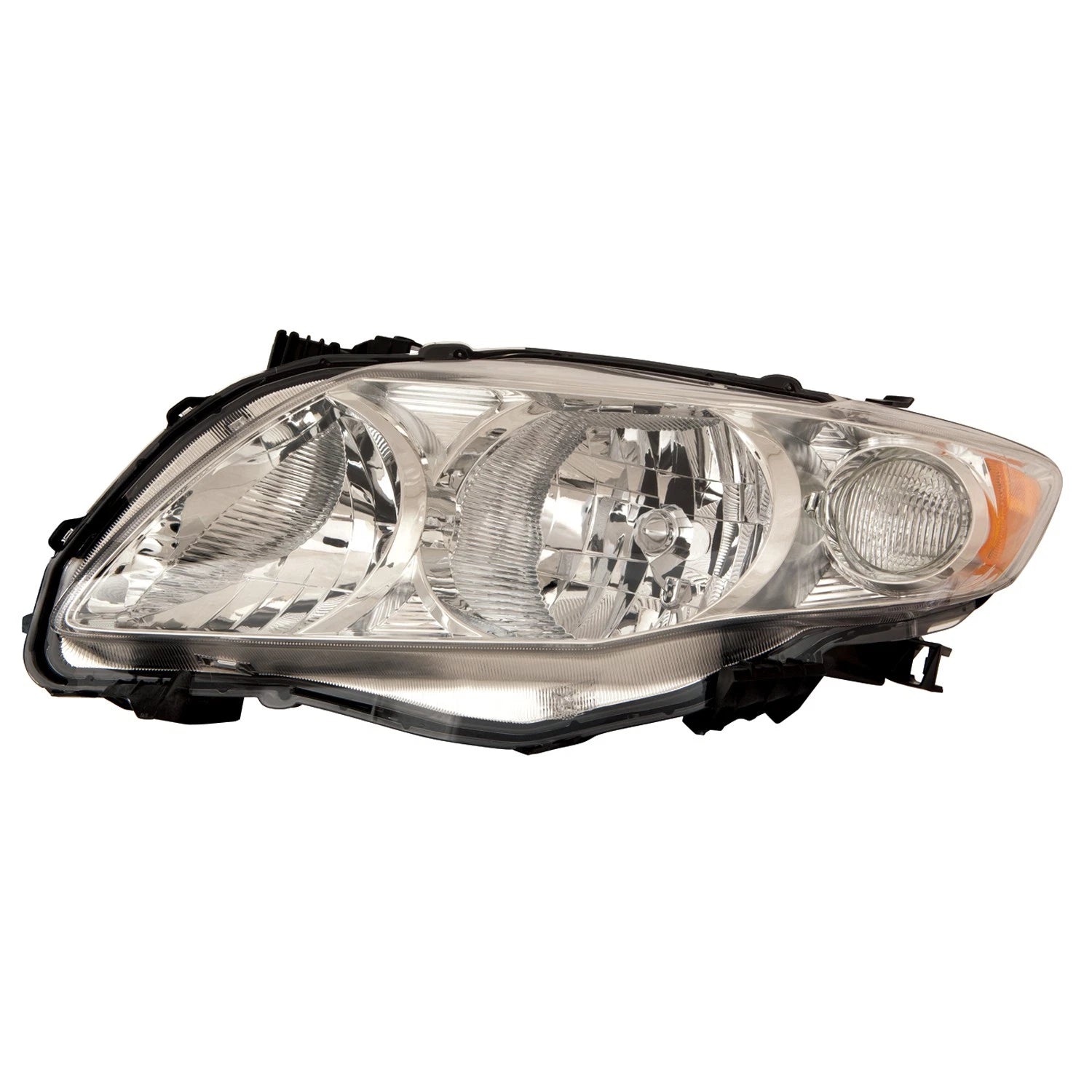 Replacement Chrome Driver Side Head Light Lens/Housing (See compatibility Chart)