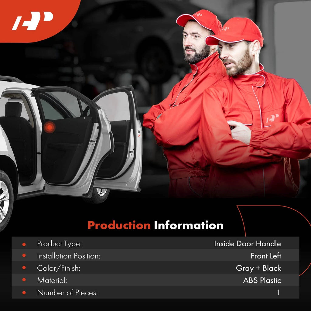Front Left Gray Interior Door Handle for Kia Magentis Optima (2006-2010)
