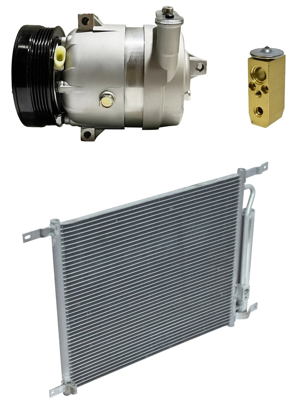 AC Compressor Kit With Condenser for Chevrolet Aveo 1.6L (2009–2011)