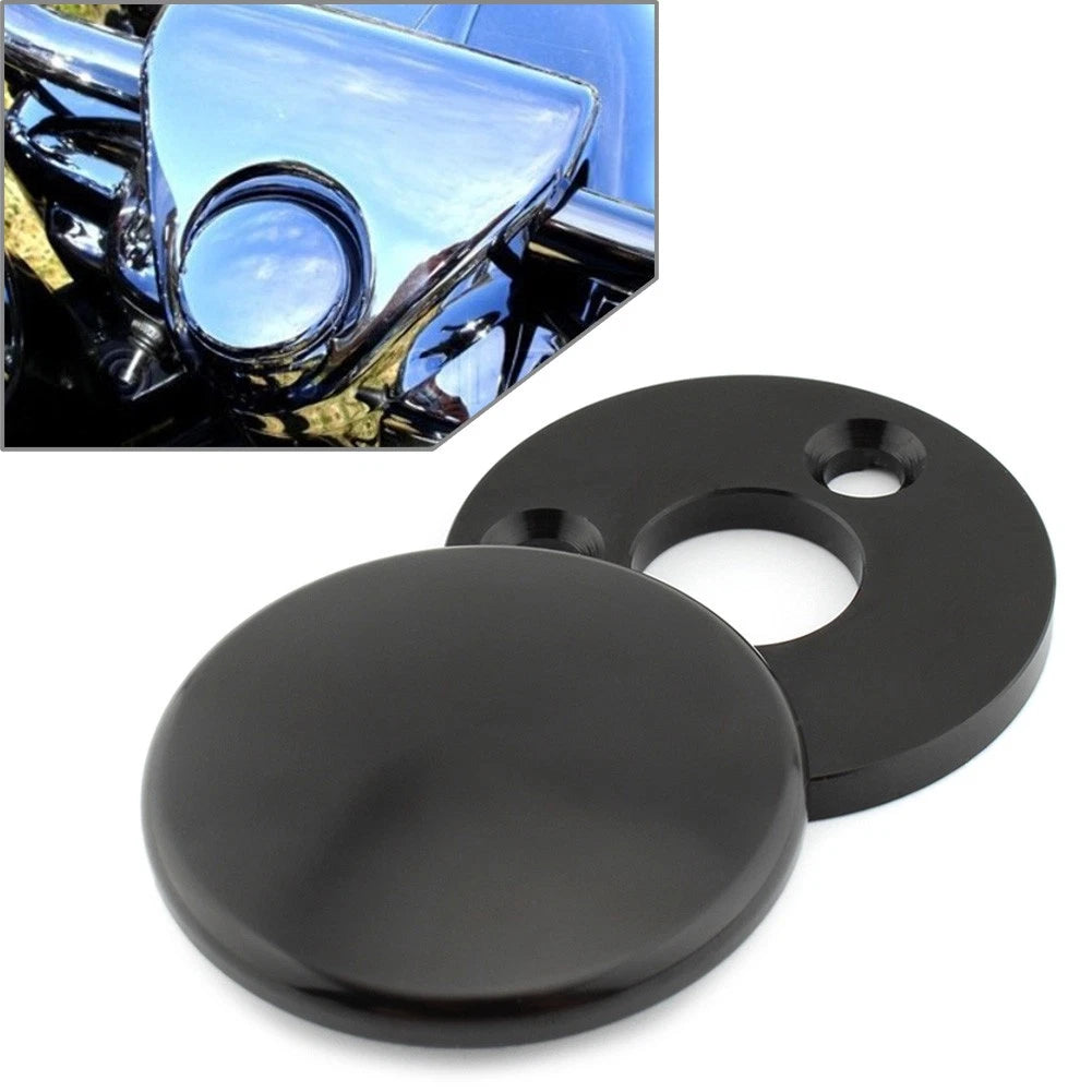 Fork Lock Cover for Harley Road King (1994–Present) Aluminum Black
