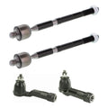Set of 2 Mevotech Supreme Inner Outer Steering Tie Rod Ends for Kia Forte (2019)