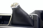 Leather Automatic Shift Boot Cover for Toyota Tacoma (2016–2019) Black