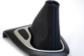 Shift Boot Cover for Dodge Dart (2013–2016) - Blue Stitch PVC Leather