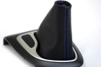 Shift Boot Cover for Dodge Dart (2013–2016) - Blue Stitch PVC Leather