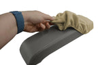 Fleece Console Lid Armrest Cover for Infiniti FX35 (2003–2005) Beige