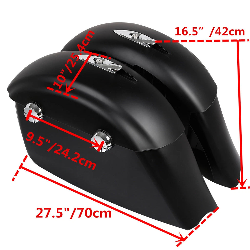 Matte Saddlebags Electronic Latch & Carpet Liner for Indian Chieftain (2014–2023)
