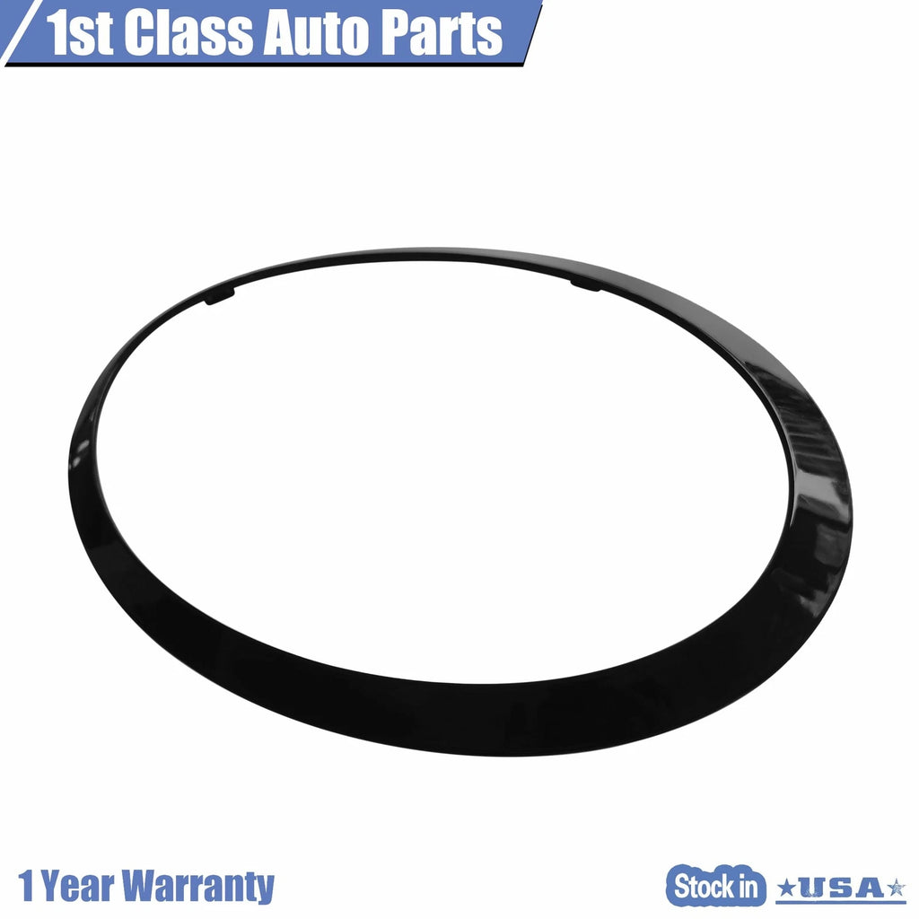 Left Driver Side Black Headlight Trim Ring for Mini Cooper (2014-2019)