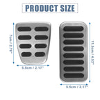 3pcs Accelerator & Brake Pedal Cover Set for Kia Forte (2010–2012)