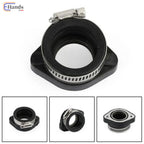 Carburetor Intake Adapter Rubber Mounting Flange for VM24 PE26 28 MM (Fit)