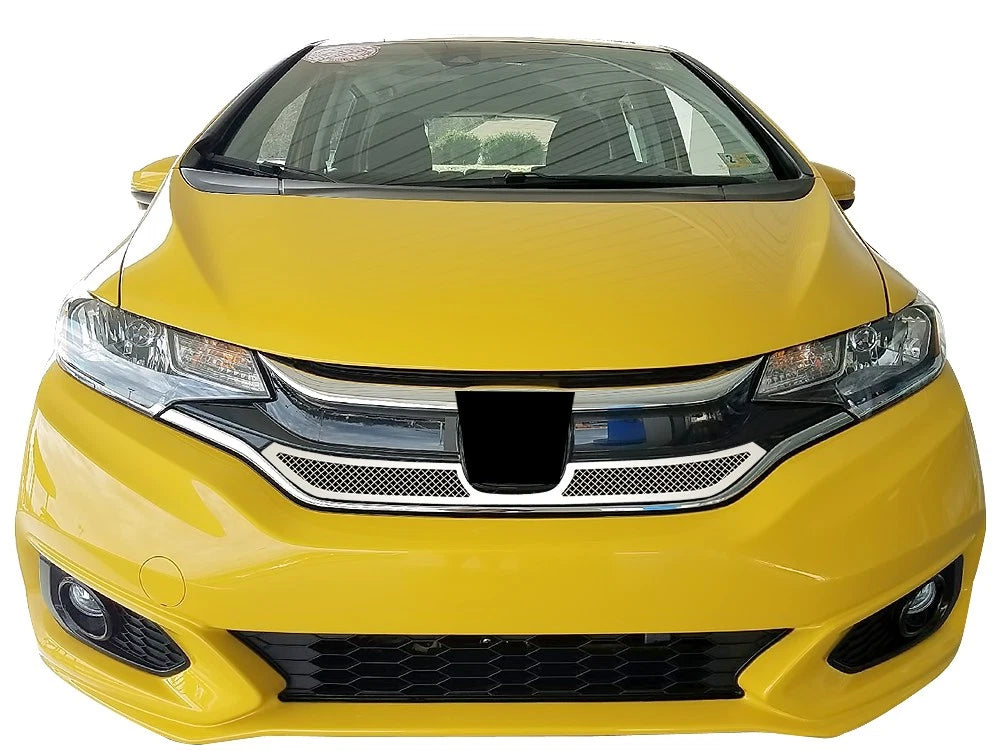 Stainless Chrome Mesh Grille Insert for Honda Fit (2018–2019)