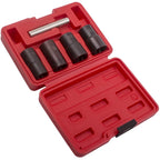 Set of 5 Twist Socket Removers for Damaged Lug Nut Locks (17-22mm)