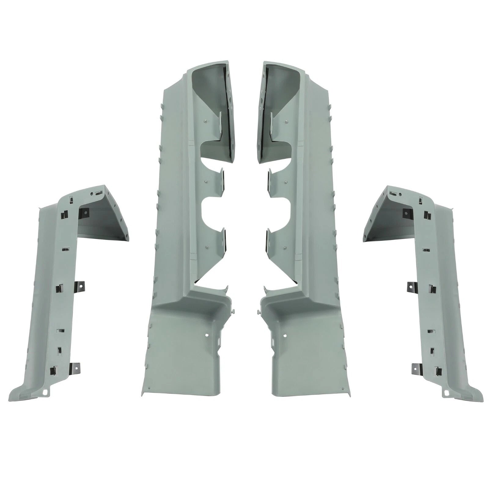 Set of 2 Bumper Filler for Buick Regal Grand National (1984–1987) LH+RH Gray