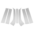 Set of 8 Door Pillar Window Trim for Ford Everest (2023–2024) Silver Tone