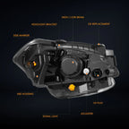 Clear Fog Light Lamp for Ram 1500 Classic (2013–2020)
