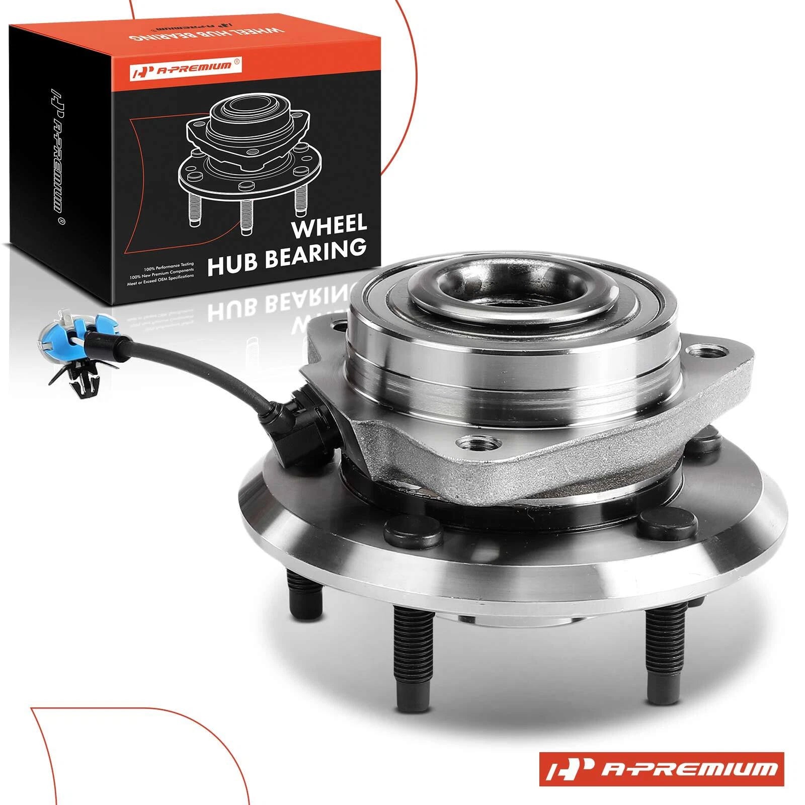 Front Wheel Hub & Bearing Assembly with ABS Sensor for Chevrolet Equinox (2010–2017)