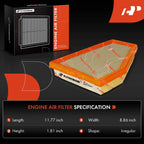 2X Engine Air Filter for Jeep Grand Cherokee (2022-2024)