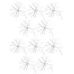 10pcs Outdoor Soft Lure Set with Two Weights 1.3g 2.1g for Fishing